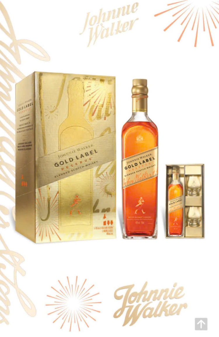 Jonnie Walker Gold Label hộp quà tết 2027